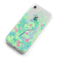 Watercolour Floral iPhone 8 Bumper Case on Silver iPhone Alternative Image