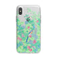 Watercolour Floral iPhone X Bumper Case on Silver iPhone Alternative Image 1