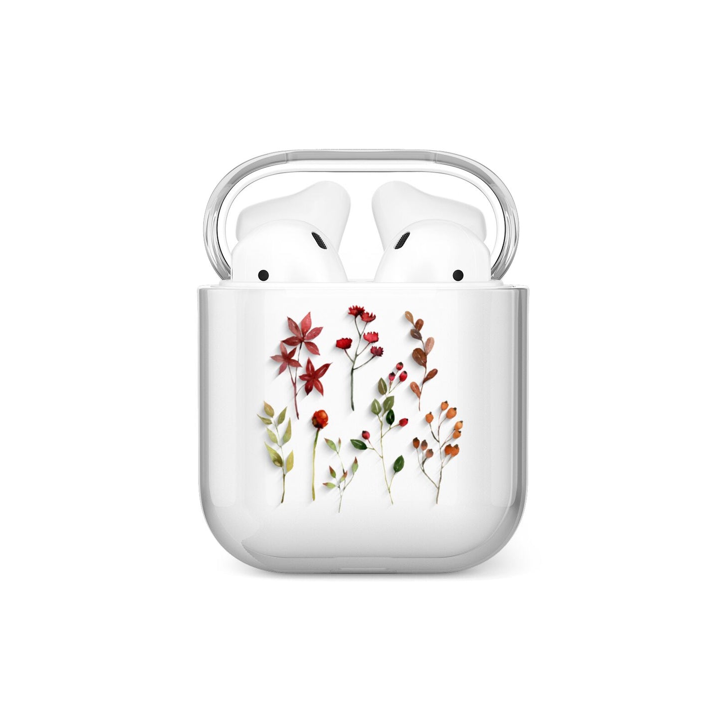 Watercolour Flowers and Foliage AirPods Case