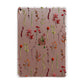 Clear Watercolour Flowers and Foliage Apple iPad Rose Gold Case