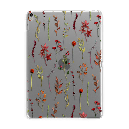 Watercolour Flowers and Foliage Apple iPad Silver Case
