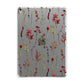 Clear Watercolour Flowers and Foliage Apple iPad Silver Case