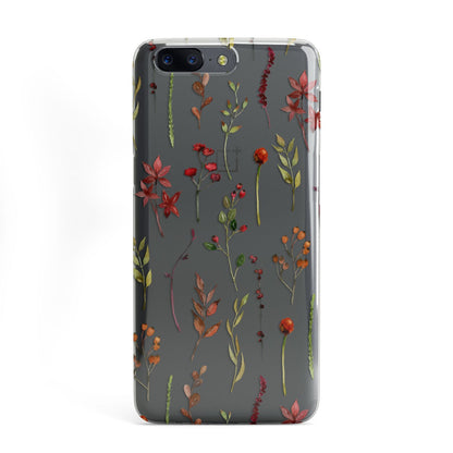 Watercolour Flowers and Foliage OnePlus Case