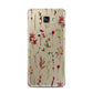 Watercolour Flowers and Foliage Samsung Galaxy A7 2016 Case on gold phone
