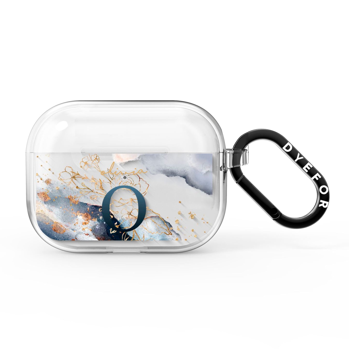 Watercolour Monogram AirPods Pro Clear Case