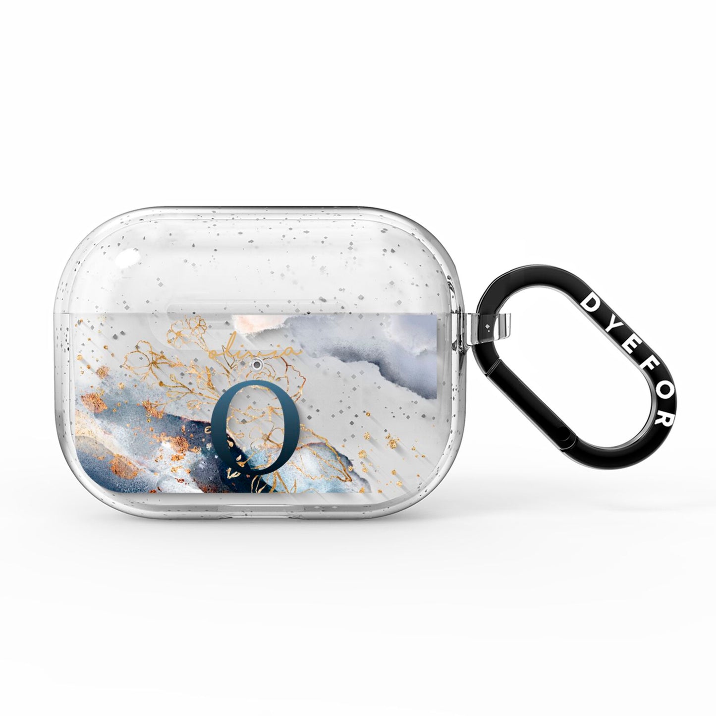 Watercolour Monogram AirPods Pro Glitter Case