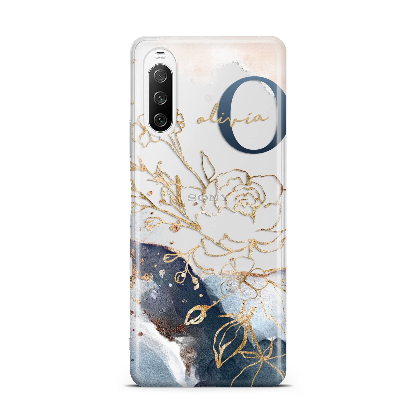 Watercolour Monogram Sony Xperia 10 III Case