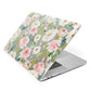 Watercolour Peonies Roses and Foliage Apple MacBook Case Side View