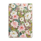 Watercolour Peonies Roses and Foliage Apple iPad Rose Gold Case