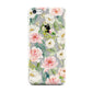 Watercolour Peonies Roses and Foliage Apple iPhone 5c Case