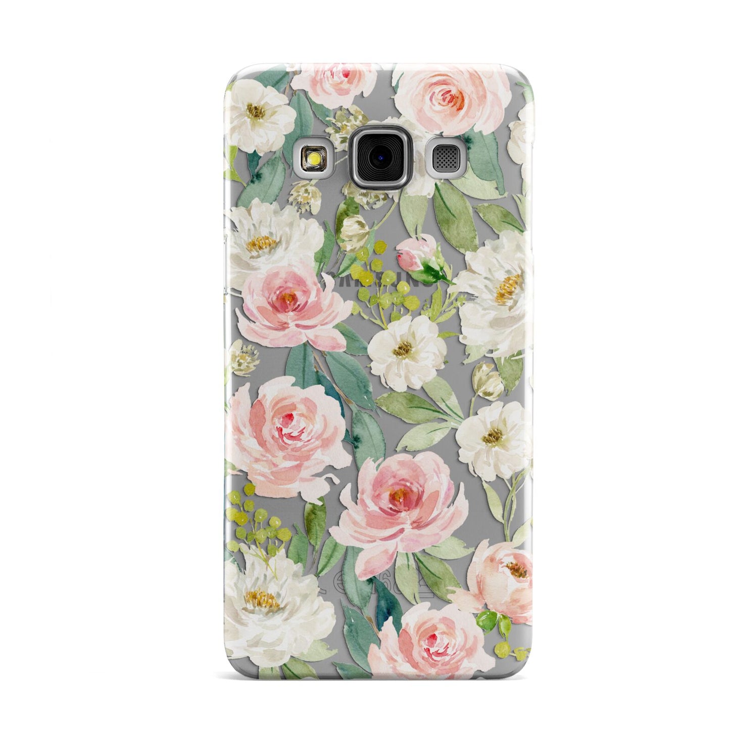 Watercolour Peonies Roses and Foliage Samsung Galaxy A3 Case