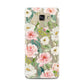 Watercolour Peonies Roses and Foliage Samsung Galaxy A7 2016 Case on gold phone