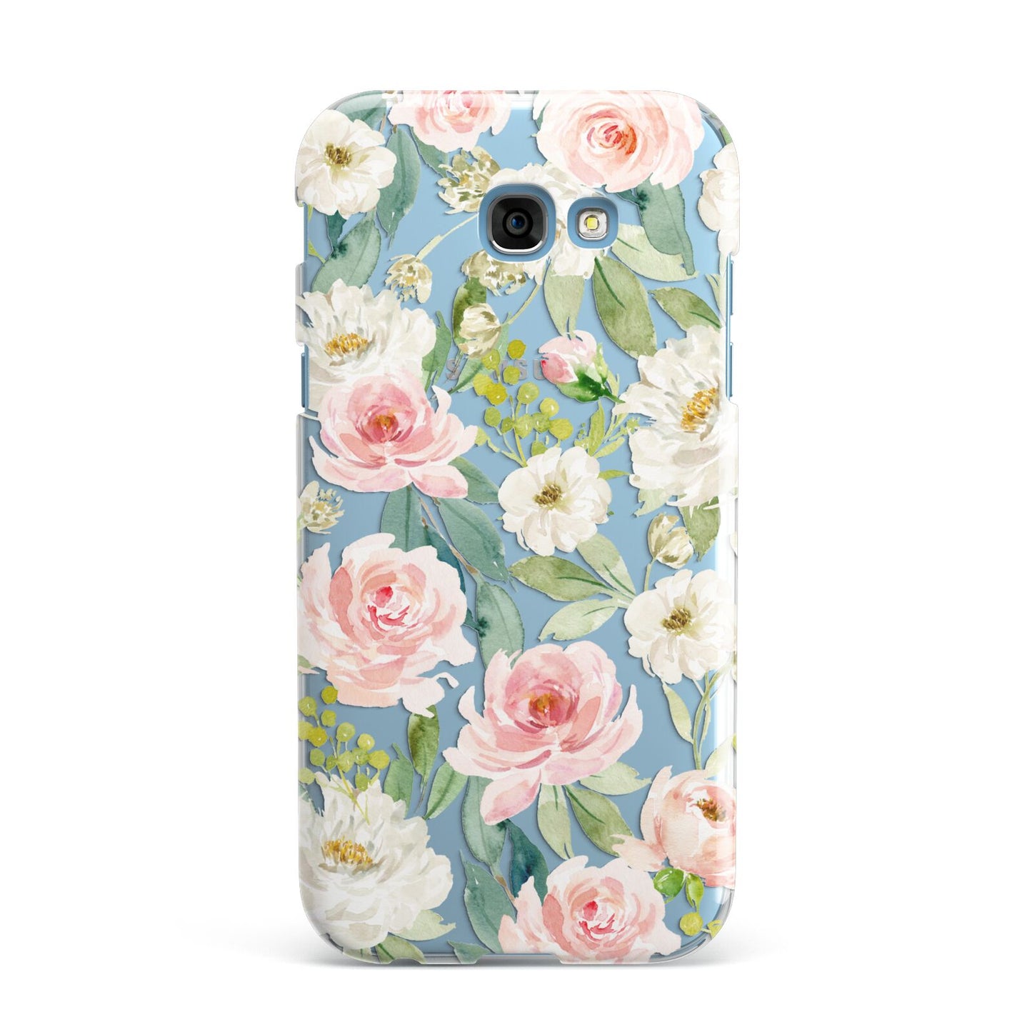 Watercolour Peonies Roses and Foliage Samsung Galaxy A7 2017 Case