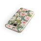 Watercolour Peonies Roses and Foliage Samsung Galaxy Case Front Close Up