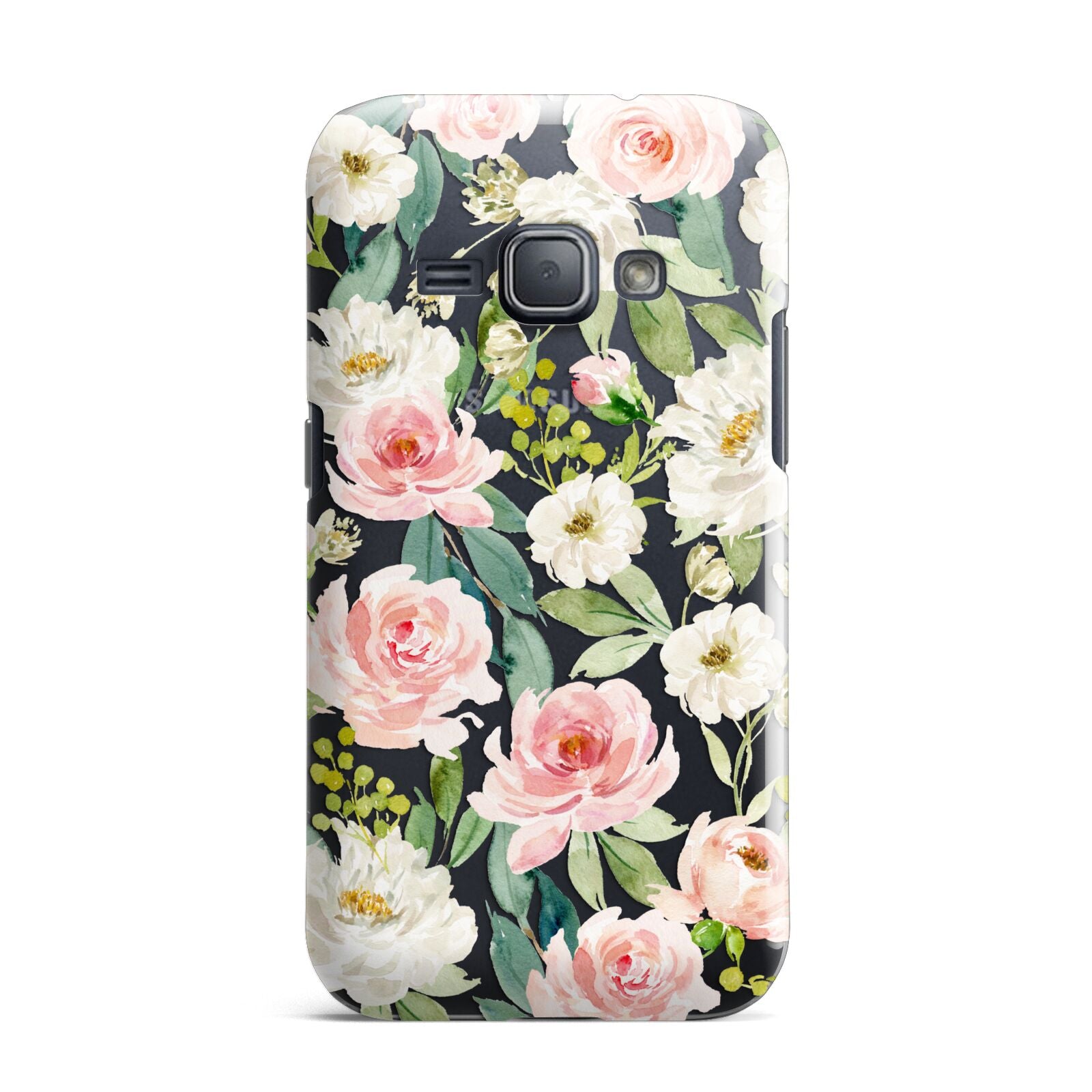 Watercolour Peonies Roses and Foliage Samsung Galaxy J1 2016 Case
