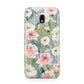 Watercolour Peonies Roses and Foliage Samsung Galaxy J3 2017 Case