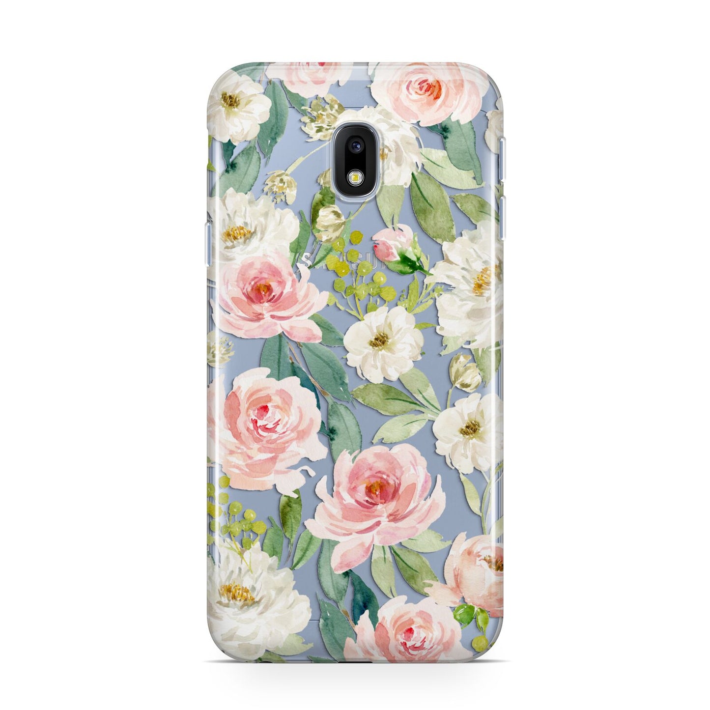 Watercolour Peonies Roses and Foliage Samsung Galaxy J3 2017 Case