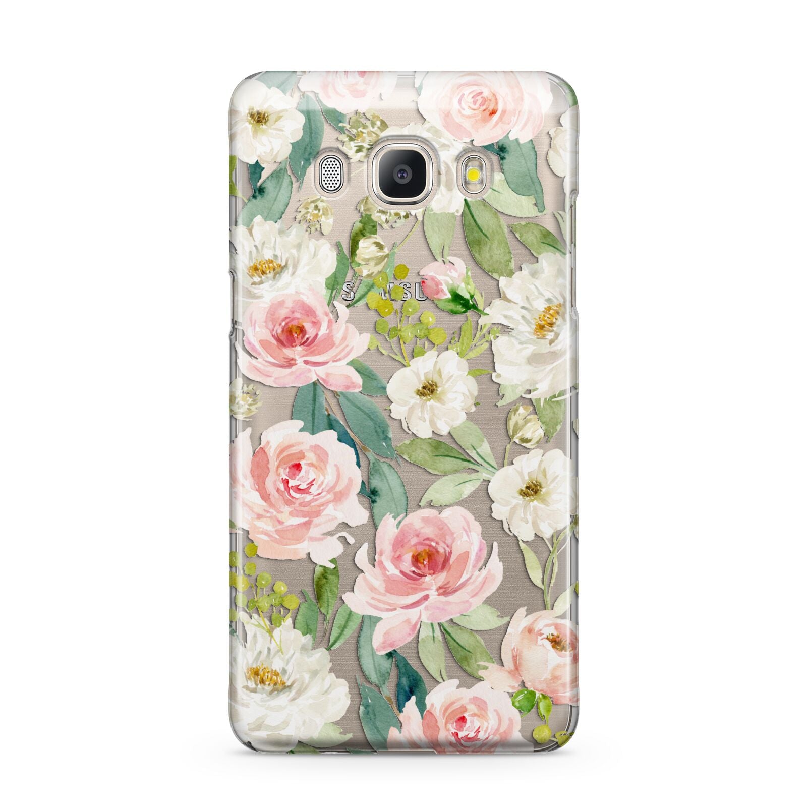 Watercolour Peonies Roses and Foliage Samsung Galaxy J5 2016 Case