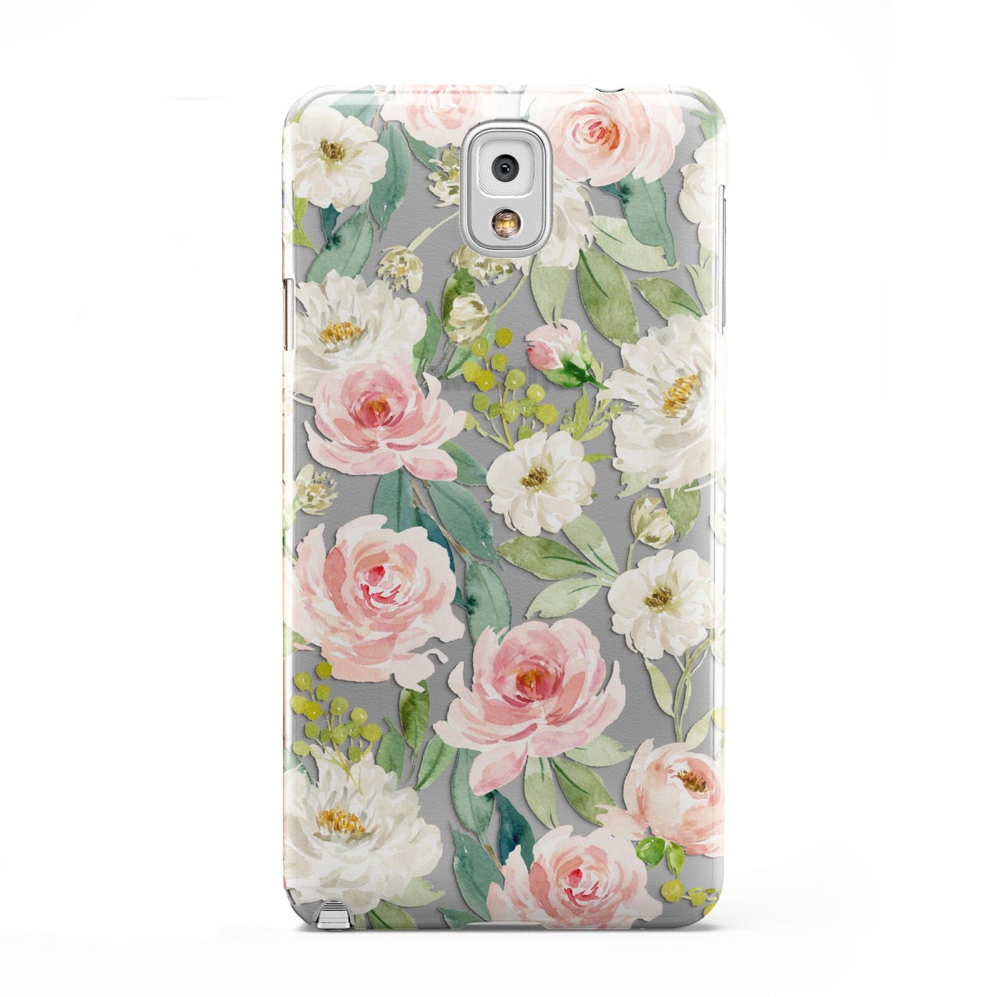Watercolour Peonies Roses and Foliage Samsung Galaxy Note 3 Case