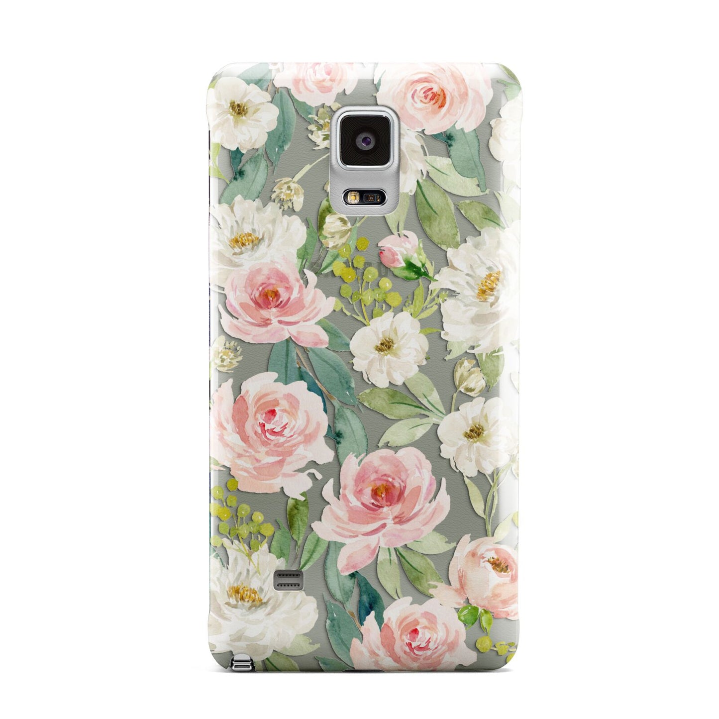 Watercolour Peonies Roses and Foliage Samsung Galaxy Note 4 Case