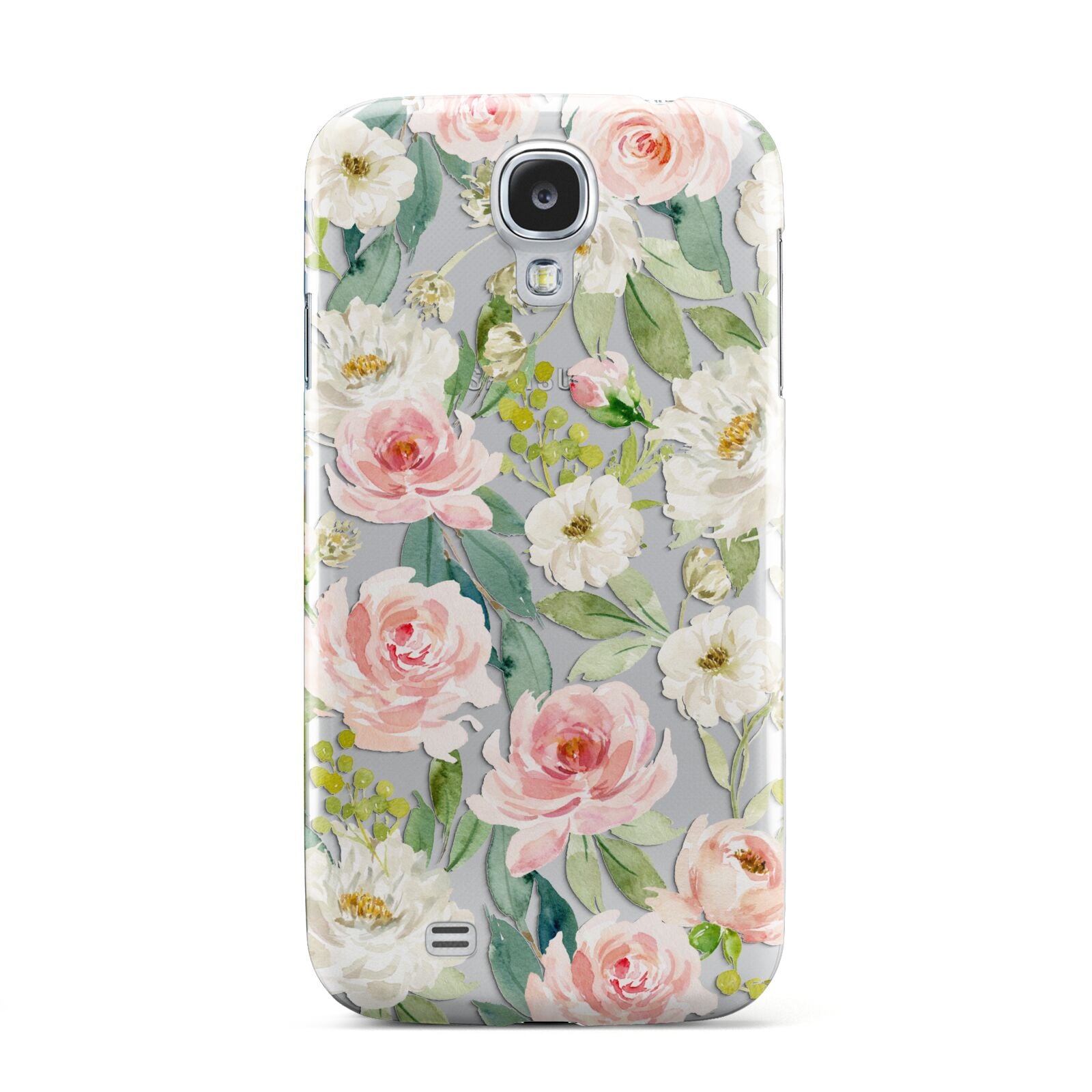 Watercolour Peonies Roses and Foliage Samsung Galaxy S4 Case