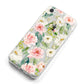 Watercolour Peonies Roses and Foliage iPhone 8 Bumper Case on Silver iPhone Alternative Image