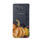 Watercolour Pumpkins with Black Vertical Text Samsung Galaxy Alpha Case