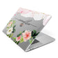 Watercolour Roses Personalised Name Apple MacBook Case Side View