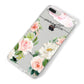 Watercolour Roses Personalised Name iPhone 8 Plus Bumper Case on Silver iPhone Alternative Image