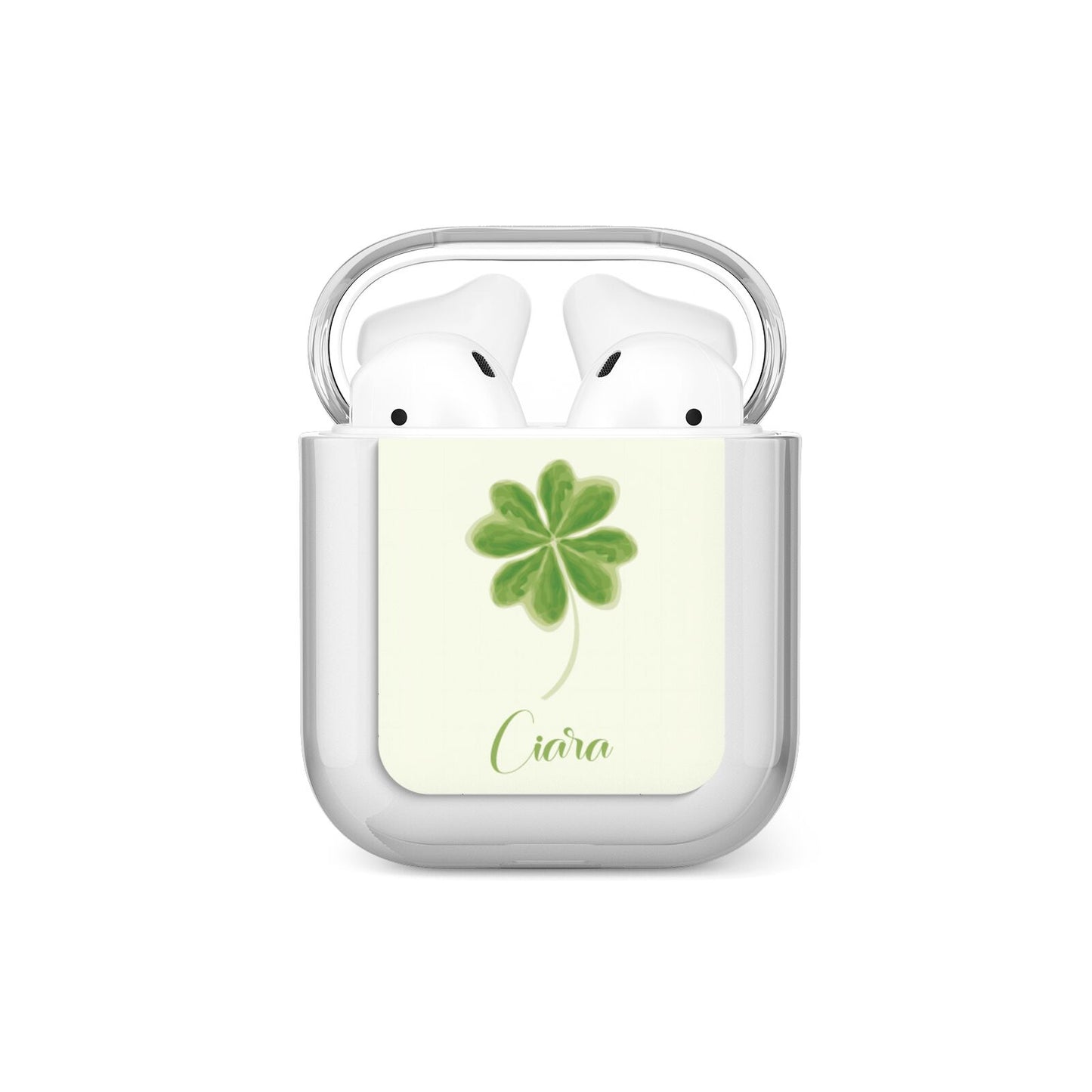 Watercolour Shamrock Custom AirPods Case