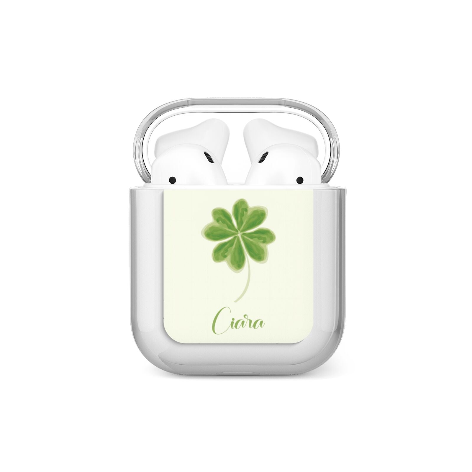 Watercolour Shamrock Custom AirPods Case