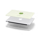 Watercolour Shamrock Custom Apple MacBook Case in Detail