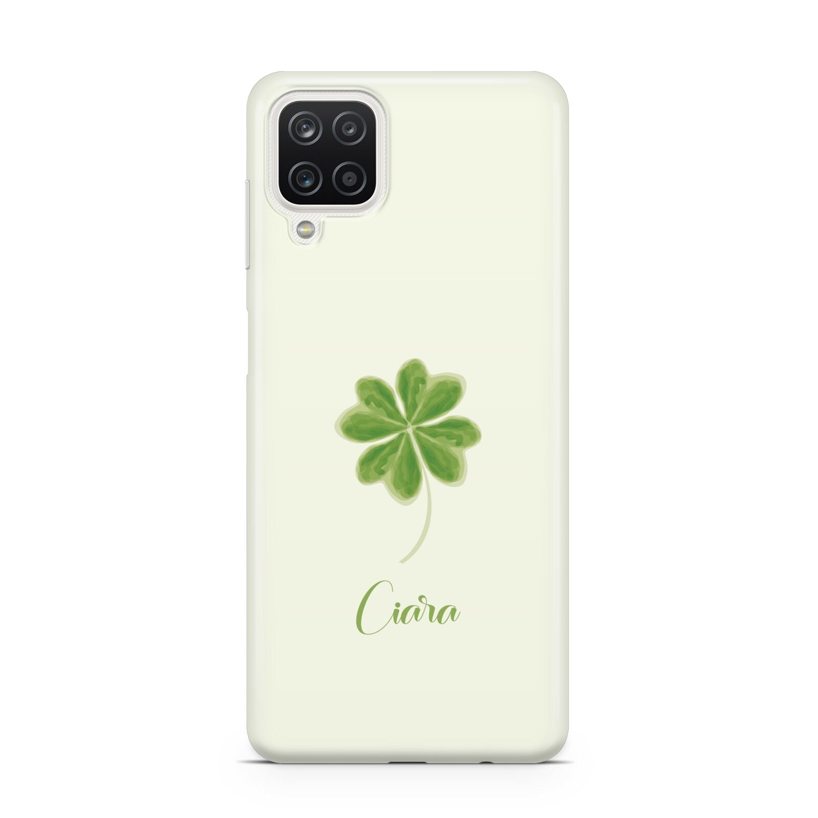 Watercolour Shamrock Custom Samsung A12 Case