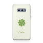 Watercolour Shamrock Custom Samsung Galaxy S10E Case