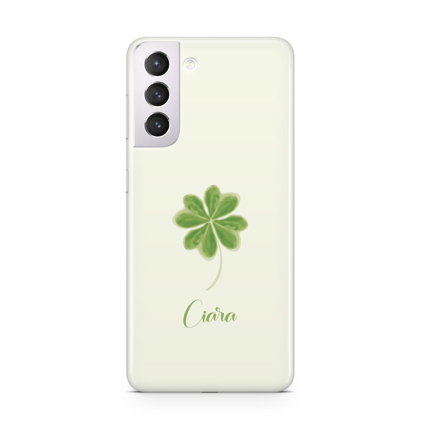 Watercolour Shamrock Custom Samsung S21 Case