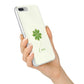 Watercolour Shamrock Custom iPhone 7 Plus Bumper Case on Silver iPhone Alternative Image