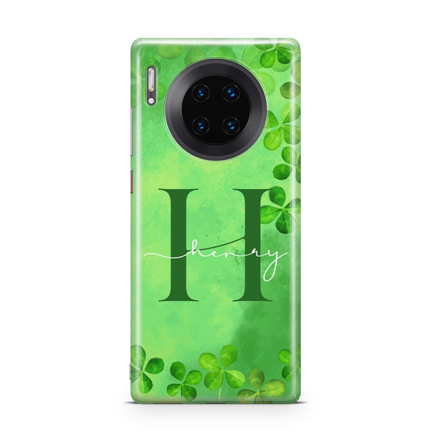 Watercolour Shamrock Pattern Name Huawei Mate 30 Pro Phone Case