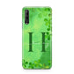 Watercolour Shamrock Pattern Name Huawei P Smart Pro 2019