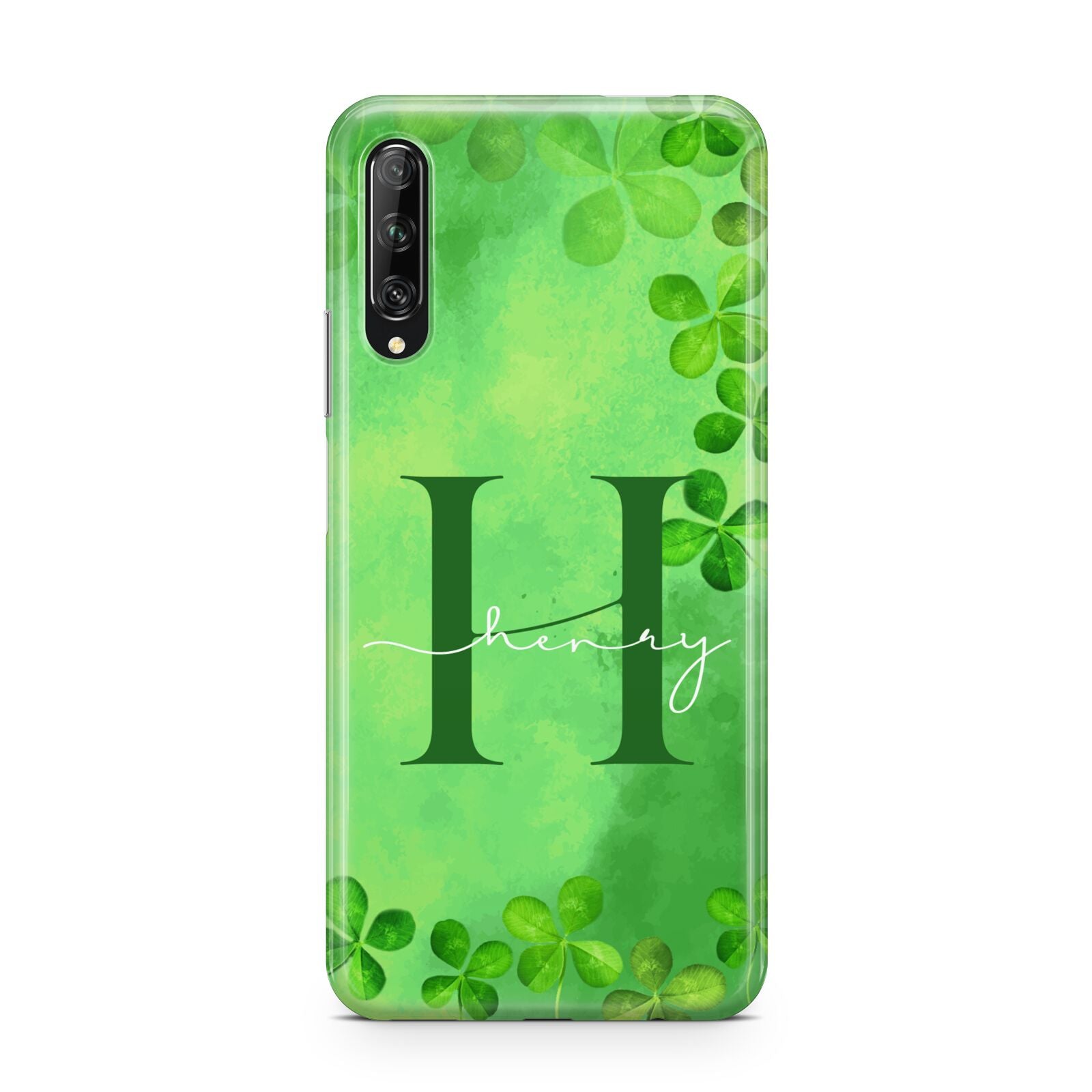 Watercolour Shamrock Pattern Name Huawei P Smart Pro 2019