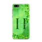 Watercolour Shamrock Pattern Name Huawei Y5 Prime 2018 Phone Case
