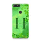 Watercolour Shamrock Pattern Name Huawei Y7 2018