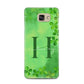 Watercolour Shamrock Pattern Name Samsung Galaxy A5 2016 Case on gold phone