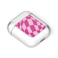 Wavy Check AirPods Case Laid Flat