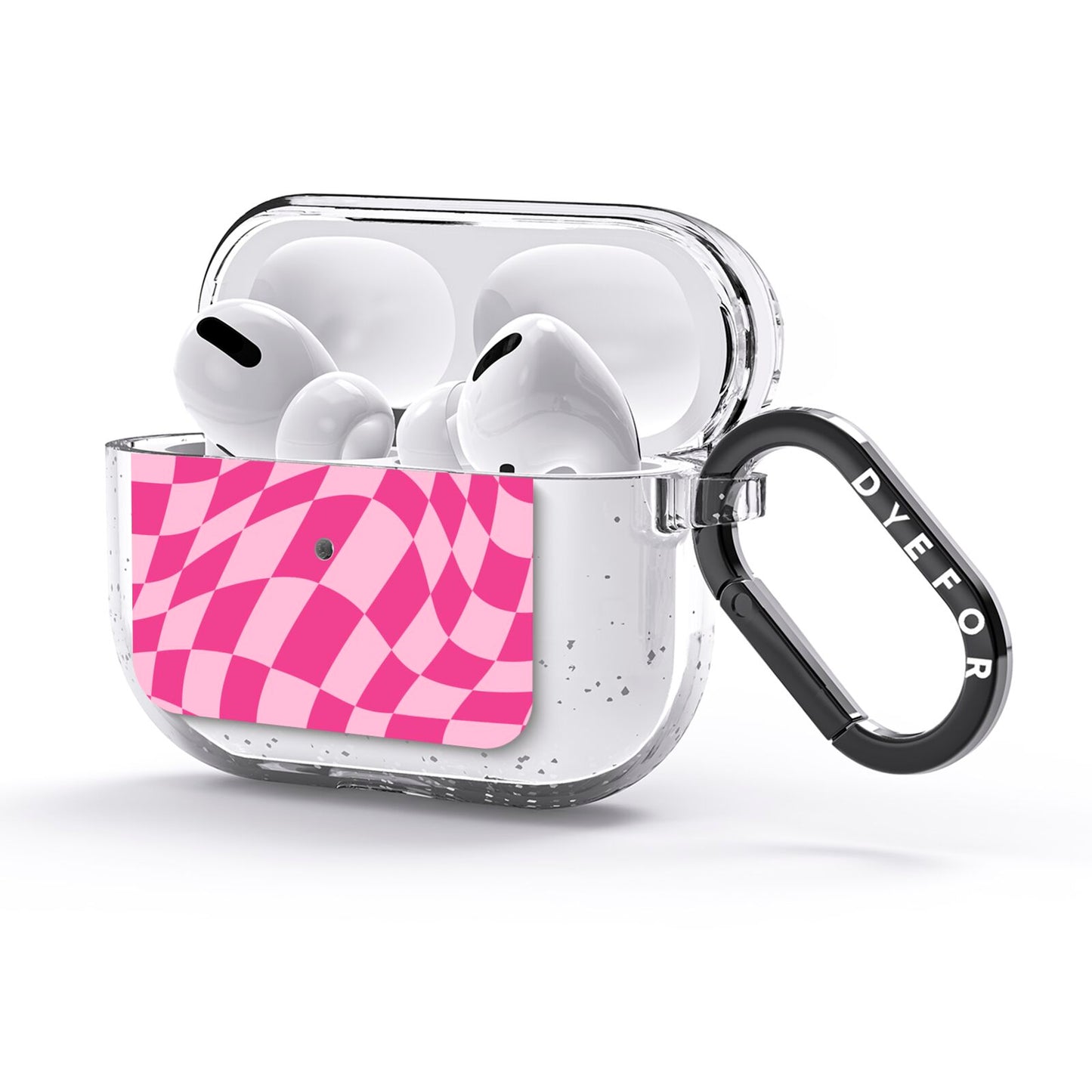 Wavy Check AirPods Glitter Case 3rd Gen Side Image