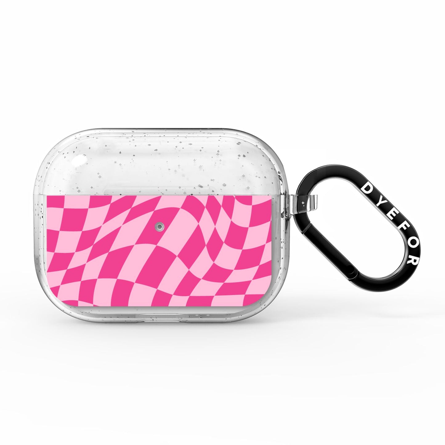 Wavy Check AirPods Pro Glitter Case