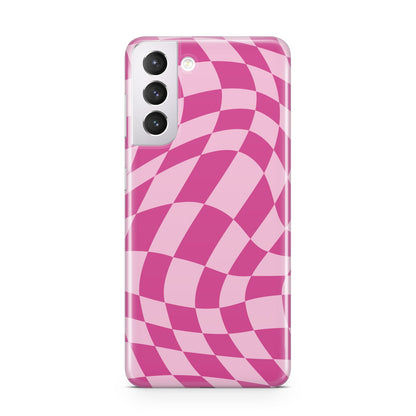Wavy Check Samsung S21 Case