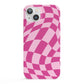 Wavy Check iPhone 13 Full Wrap 3D Snap Case