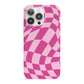 Wavy Check iPhone 13 Pro Full Wrap 3D Snap Case