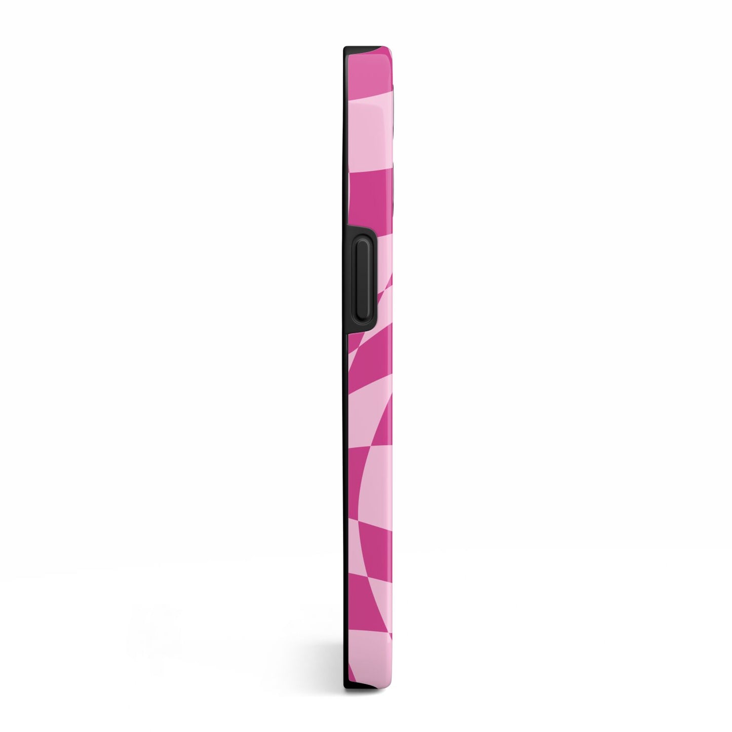 Wavy Check iPhone 13 Pro Side Image 3D Tough Case