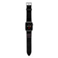 Wavy Name Apple Watch Strap with Silver Hardware